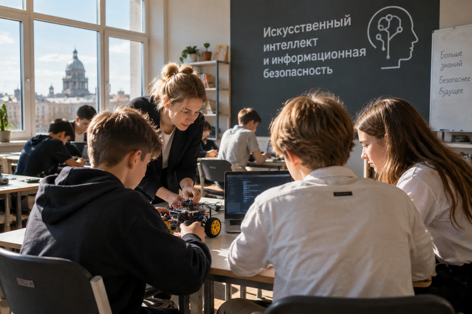 Школьников начнут обучать работе с нейросетями и кибербезопасности